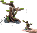 relaqcc Reptile Decor Aquarium Decorations Artificial Moss Resin Fish Tank Rocks Simulation Hollow Tree Leopard Gecko Tr