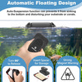 fishkeeper Dual-Blades Magnetic Aquarium Glass Cleaner with 4 Algae Scraper