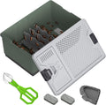 Self-Cleaning Cricket & Roach Feeder Habitat with Escape-Proof Lid