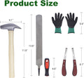 lukar 12PCS Horse Farrier Tools Kit Hoof Trimming Tools with Handbag