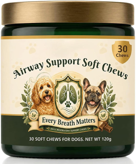 Airway Support Soft Chews for Small Breeds, 120G