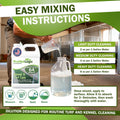 ProVetLogic Kennel & Turf Care- Floor Cleaner, Synthetic Pet Turf Cleaner, Deodorizer & Drain Maintainer- Gallon (Concentrated)