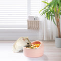 3 Pack Ceramic Hamster Food Bowl, Splash-Proof, Tip-Proof, Chew-Resistant, Easy to Clean Small Animal Bowl for Hamster/G