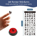 Pet Training Button Sticker, Creative DIY, Dog Emotional Expression Stickers, Let Your pet say What it Wants to do, Dog 