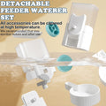 Kathson Gravity Auto Bunny Water Dispenser Automatic Rabbit Feeder