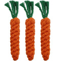 HESUILONG Dog Toys 3 PCS Puppy Teething Chew Toys,Dog Rope Toys,Cat Chew Toys,Safe Braided Rabbit Toys Healthy Gift