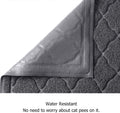 unipaws Cat Litter Trapping Mat, Litter Box Scatter Control Pad, Litter Free Floors and Urine Waterproof, Gentle on Paws, No Phthalate