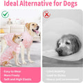 Coppthinktu Dog Onesie for Surgery Female, Breathable Dog Surgery Spay Recovery Suit, Dog Cone Alternative for Anti-Licking Skin Diseases, Small to XXL Sizes, Pink, Polyester Blend