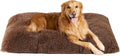 EHEYCIGA Fluffy Dog Crate Bed, Plush Extra Large Dog Pillow