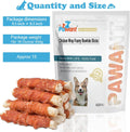 Dog Treats Chicken Wrapped Rawhide Rolls Healthy Dog Chews Long Lasting1 lb/454g (Pack of 2)