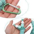 Dnoifne 59 Inch Spiral Rope Perch, Bird Cage Stand Pole Accessory, Climbing Toy for Parrot, Parakeet, Budgie, Lovebird, Cockatiel (59"/1.5 M)