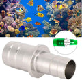 Aquarium Hose Adapter, Stainless Steel Fish Water Pipe Adapter Converter Aquarium Tubing Pipe Connector Hose Joint Fitti