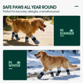 Kuoser Non Slip Dog Socks for Hardwood Floors, Dog Grippy Socks with Double-Sided Traction, Anti Slip Dogs Booties Paw Protectors to Prevent Licking Paws for Small Medium Large Senior Dogs, 4 Pack-M