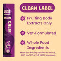 HOLY CAP Calm & Chill Grain-Free Lickable Cat Treats 5 Squeezable Purée Tubes (0.5 oz Each), Mackerel & Turkey Flavor, Creamy Cat Purée with Clean Ingredients, Hand-Fed Treat or Meal Topper