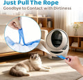 32 Count Cat Litter Box Liners for Automatic Litter Box Robot Model 5/4/3 Waste Bags, Drawstring, Heavy-Duty, Leak-Proof