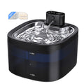 Cat Water Fountain Cordless: Battery Operated 118oz/3.5L Pet Water Fountain for Cats Indoor with Motion Sensor, Cat Drinking Fountains with Stainless Steel Tray, Ultra Quiet, Easy-to-Clean