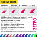 zetpo 12 Colors / 120 pcs Cat Claw Covers | Cats Nail Caps with Adhesives and Applicators (M)