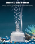 Pawfly Mini Aquarium Sponge Filter, Small Fish Tank Internal Filter with Foam and Air Stone Submersible Bio Sponge Filte