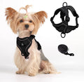 Skmeditec Cat Harness and Leash Set: Upgraded Escape Proof Vest with Lead for Large Cat Small Dog Puppy Walking, Soft Ja