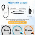 Double Dogs Leash - Removable Main Lead Rope with Splitter, No Tangle 2 Dog Coupler, Reflective No Pull Bungee, 3 Handle