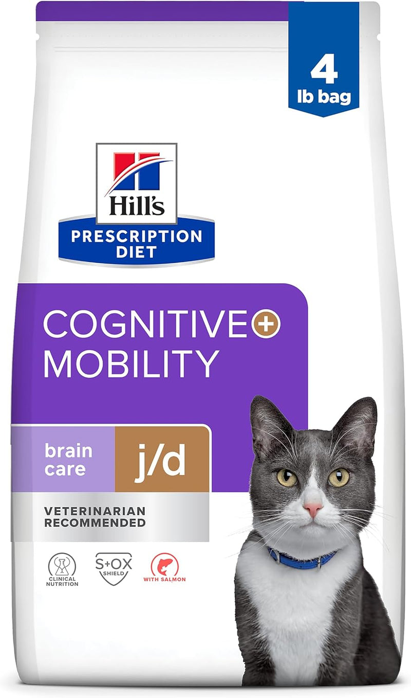 Hill's Prescription Diet Brain Care + j/d Joint Care Dry Cat Food