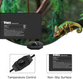 iPower 8 by 12 Inch Reptile Heating Pad with Temperature Adjustable Controller Knob, Under Tank Warmer Terrarium Heat Ma