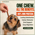 Thin Bully Sticks for Small Dogs, Puppies, 6 Inch, 25 Count, Teething Chew