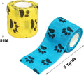 12 Rolls Vet Wrap Cohesive Bandages for Dogs, Cats, Horses & Other Pets