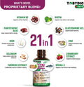 TOBYDIC Cat & Dog Multivitamin 21 in 1 Pet Supplements with Cranberry & Glucosamine - Natural Medicine & Support for UTI, Urinary Tract, Bladder, Kidney, Skin Coat, Joints Treatment
