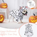 DELIFUR Dog Halloween Dalmatian Costume - Adorable Dog Hoodies for Small Medium Pet Cute Animal Clothes Cosplay Sweatshi