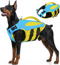 AOFITEE Dog Life Jacket Reflective Dog Life Vest for Swimming Boating, L