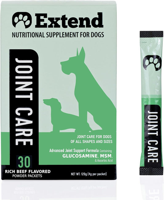 Extend Joint Support for Dogs Hip and Joint Supplement for Dogs Glucosamine Hip & Joint Support Arthritis Supplement, Support Healthy Joints, Mobility & Flexibility for All Dog Breeds - Made in USA