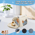 6 Packs Washable Guinea Pig Cage Liners, Waterproof Guinea Pig Pee Pads Reusable Absorbent Bedding Anti Slip Mats for Sm
