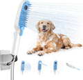 Dog Shower Attachment, Handheld Sprayer for Indoor & Outdoor Pet Bathing