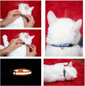 Reflective Cat Collar with Bell, Set of 6, Solid & Safe Collars for Cats, Nylon, Mixed Colors, Pet Collar, Breakaway Cat
