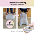 20 Count Jumbo Cat litter Box Liners, 46" x 19" Extra Large Heavy Duty Litter Pan Liner Bags with Drawstring for Pet Cat