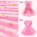 XPUDAC Dog Birthday Dress Puppy Clothes for Small Dogs Girl Birthday Party Tulle Pet Outfit, Cat Appeal-Small