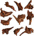 emours Natural Driftwood Small Aquarium Driftwood, 4-6", Natural Twisted Branches, Low-Tannin, Great for Shrimp/Betta & 