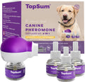 TopSum Calming Diffuser for Dog: Dog Pheromones Calming Diffuser Plug for Stress, Barking, Chewing, Pee Accidents & Sepa