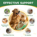 Natural Intestinal Defense for Cats & Dogs - Herbal Cleanse with Probiotic, Triple Action Probiotics Supplement Drops for Gut Health, Digestion, Broad Spectrum Formula for All Ages and Breeds, 2 Oz