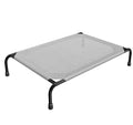 Simple Trending Raised Dog Bed for Large Dogs, Waterproof XL Dog Cot, Outdoor Cooling Elevated Pet Bed Load 200lb, 47.75" x 30.5", Grey