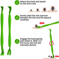 Tick Remover Tool - Safe & Easy Tick Remover for Humans and Pets - Effective Tick Remover for Cats and Dogs - Small to XL Tick Removal Tool for Dogs - Twist & Pull Tick Removal Kit (Set of 5)
