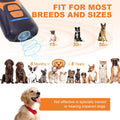Dog Bark Deterrent Devices, Rechargeable Ultrasonic Anti Barking Device for Dogs, Dog Bark Control Devices 50FT Range Sa