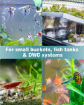 Pawfly Aquarium 0.8 Inch Air Stone Ball Bubble Diffuser Release Tool for Nano Air Pumps Small Buckets and Fish Tanks, 10
