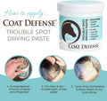 COAT DEFENSE Trouble Spot Drying Paste for Horses - Natural Equine Wound Care That Provides Safe & Effective Relief from