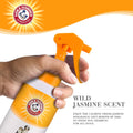 Arm & Hammer Ultra Fresh Waterless Dog Bath Spray, Baking Soda Deodorizer No-Rinse Dry Dog Shampoo for Between-Bath Odor Control and Coat Freshening, White Jasmine Scent, 10 Fl Oz