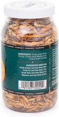 Fluker's Aquatic Turtle Food, Vitamin, Enriched Medley Treats of Freeze, Dried River Shrimp, Mealworms, and Crickets, 2.