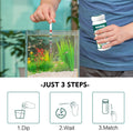 7 Way Aquarium Test Strips, 125 Strips for Fish Tank & Pond Test Kit