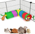 YUEPET Corner Guinea Pig Tunnel, Bunny Tunnel, Small Animal Tubes & Tunnels