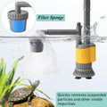 Aquarium Vacuum Gravel Cleaner, 8 in 1 Removable 20W Fish Tank Cleaner